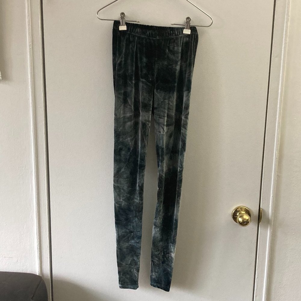 Band of Gypsies Tie-dye Velvet Leggings